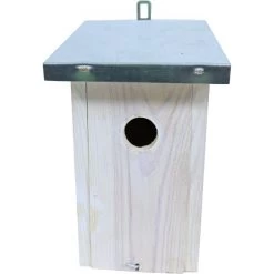 Boon Mezenkast Buiten Wit, Zink Dak. 5 Boon Mezenkast Buiten Wit, Zink Dak. -Huisdierbenodigdheden Verkoopwinkel mezenkast buiten wit zink dak 1