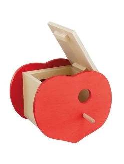 FERPLAST Natura Fun 1 Houten Vogelhuis -Huisdierbenodigdheden Verkoopwinkel natura fun 1 houten vogelhuis 2