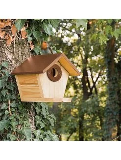 FERPLAST Natura N3 Houten Vogelnest -Huisdierbenodigdheden Verkoopwinkel natura n3 houten vogelnest 3