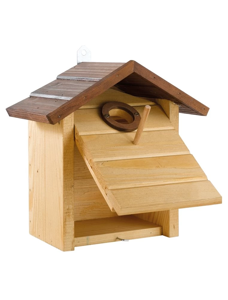 FERPLAST Natura N6 Houten Vogelhuis 4 FERPLAST Natura N6 Houten Vogelhuis - Afbeelding 2