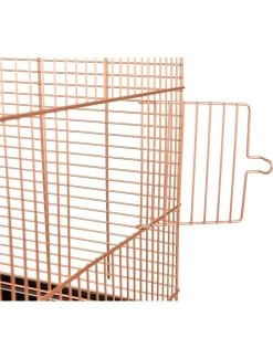 Flamingo Parkietenkooi Klara 2 Koper 45x28x62,5cm | Worldofanimals.nl Heeft Het! -Huisdierbenodigdheden Verkoopwinkel parkietenkooi klara 2 koper 45x28x625cm 1