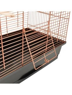 Flamingo Parkietenkooi Klara 2 Koper 45x28x62,5cm | Worldofanimals.nl Heeft Het! -Huisdierbenodigdheden Verkoopwinkel parkietenkooi klara 2 koper 45x28x625cm 2
