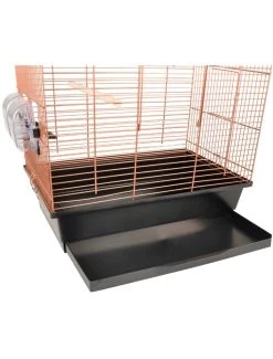 Flamingo Parkietenkooi Klara 2 Koper 45x28x62,5cm | Worldofanimals.nl Heeft Het! -Huisdierbenodigdheden Verkoopwinkel parkietenkooi klara 2 koper 45x28x625cm 3