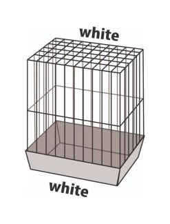 Flamingo Parkietenkooi Klara 2 Wit 45x28x62,5cm | Worldofanimals.nl Heeft Het! 7 Flamingo Parkietenkooi Klara 2 Wit 45x28x62,5cm | Worldofanimals.nl Heeft Het! -Huisdierbenodigdheden Verkoopwinkel parkietenkooi klara 2 wit 45x28x625cm 2