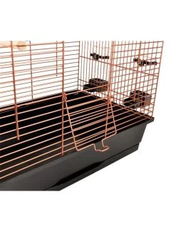 Flamingo Parkietenkooi Klara 3 Koper 54x34x74,5cm | Worldofanimals.nl Heeft Het! -Huisdierbenodigdheden Verkoopwinkel parkietenkooi klara 3 koper 54x34x745cm 2