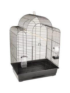 Flamingo Parkietenkooi Runa Zwart 54x34x74,5 Cm | Worldofanimals.nl Heeft Het!