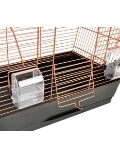 Flamingo Parkietenkooi Saga Koper 51x28x55cm | Worldofanimals.nl Heeft Het! -Huisdierbenodigdheden Verkoopwinkel parkietenkooi saga koper 51x28x55cm 1