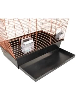 Flamingo Parkietenkooi Saga Koper 51x28x55cm | Worldofanimals.nl Heeft Het! -Huisdierbenodigdheden Verkoopwinkel parkietenkooi saga koper 51x28x55cm 3