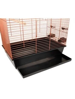 Flamingo Parkietenkooi Wammer 1 Koper 54x34x75cm | Worldofanimals.nl Heeft Het! -Huisdierbenodigdheden Verkoopwinkel parkietenkooi wammer 1 koper 54x34x75cm 2