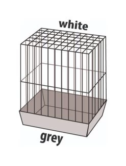 Flamingo Parkietenkooi Wammer 1 Wit 54x34x75 Cm | Worldofanimals.nl Heeft Het! -Huisdierbenodigdheden Verkoopwinkel parkietenkooi wammer 1 wit 54x34x75 cm 1