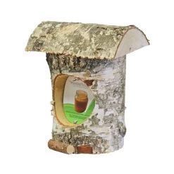 Boon Pindakaaspot Houder Berken, Berken Dak. - Afmeting - 27,0 X 19,0 X 19,5 Cm - Gewicht - 3,188kg