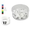 RINGEN DUIF PLAST.GENUMMERD 1-100 (100ST) | Worldofanimals.nl Heeft Het! -Huisdierbenodigdheden Verkoopwinkel ringen duif plastgenummerd 1 100 100st