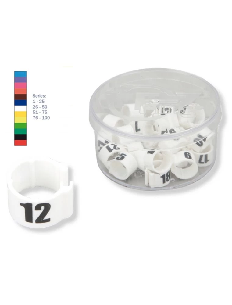 RINGEN DUIF PLAST.GENUMMERD 1-100 (100ST) | Worldofanimals.nl Heeft Het! 3 RINGEN DUIF PLAST.GENUMMERD 1-100 (100ST) | Worldofanimals.nl Heeft Het!