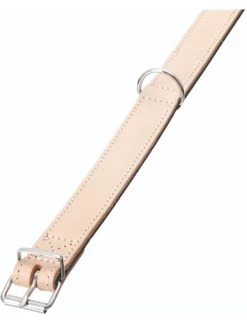 Flamingo Rondo Halsband Gestikt Natuur 70cm32mm | Worldofanimals.nl Heeft Het!