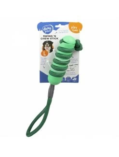 Duvo Swing `n Chew Stick Groen L - 19,1x5x5cm -Huisdierbenodigdheden Verkoopwinkel swing n chew stick groen l 191x5x5cm 2