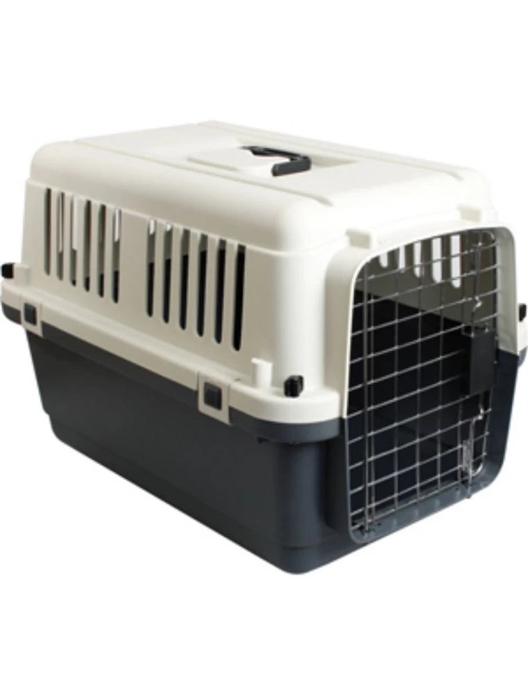 Flamingo Transportbox Nomad Grijs S 40x61x41cm | Worldofanimals.nl Heeft Het! 3 Flamingo Transportbox Nomad Grijs S 40x61x41cm | Worldofanimals.nl Heeft Het!