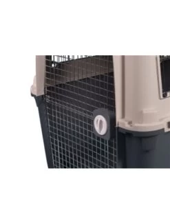 Flamingo Transportbox Nomad Grijs Xxxl 82x122x97cm | Worldofanimals.nl Heeft Het! -Huisdierbenodigdheden Verkoopwinkel transportbox nomad grijs xxxl 82x122x97cm 1