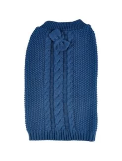 Flamingo Trui Sienna Blauw 40cm | Worldofanimals.nl Heeft Het! -Huisdierbenodigdheden Verkoopwinkel trui sienna blauw 40cm 1