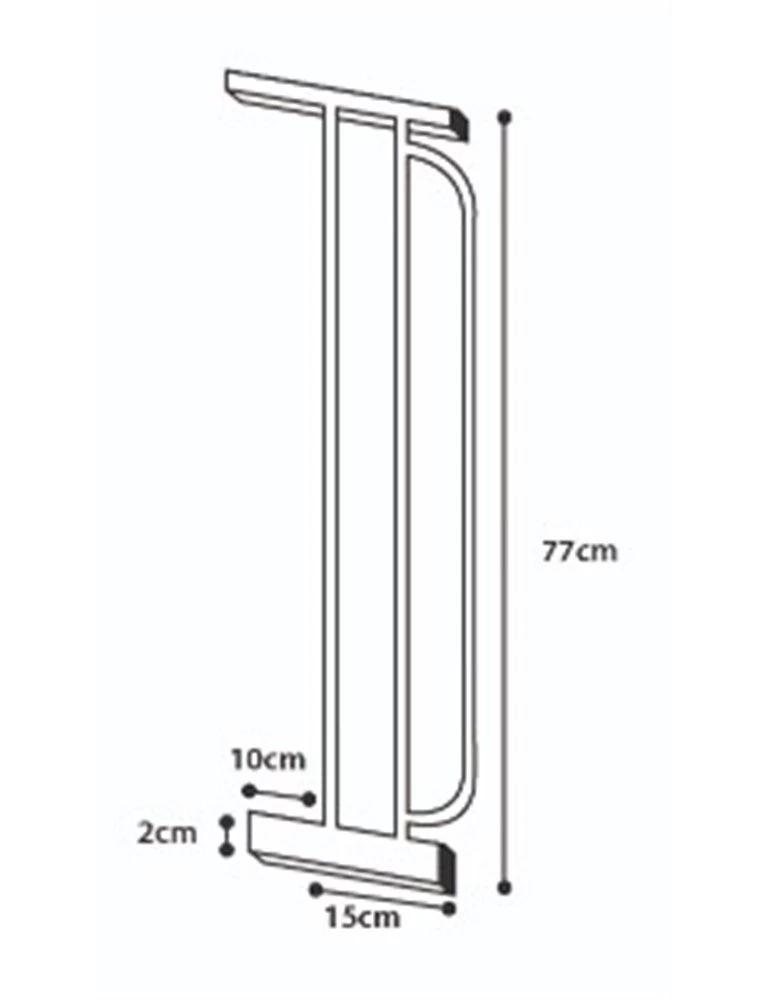 Flamingo Verlengst. Hondenhek 31002 Wit 15cm | Worldofanimals.nl Heeft Het! 4 Flamingo Verlengst. Hondenhek 31002 Wit 15cm | Worldofanimals.nl Heeft Het! - Afbeelding 2