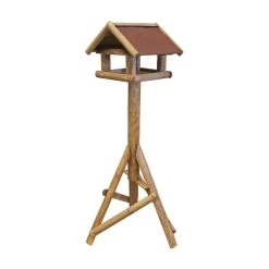 Boon Voederhuis Bruin Huismodel Met Dakleer Dak.