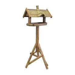 Boon Voederhuis Bruin Stulp Met Stro Dak.