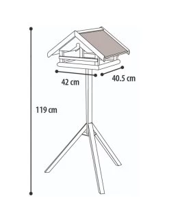 Flamingo Voederhuis Hafnir + Staander | Worldofanimals.nl Heeft Het! -Huisdierbenodigdheden Verkoopwinkel voederhuis hafnir staander 1