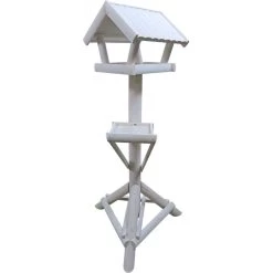 Boon Voederhuis Wit Met Ribdak En Voederplateau.