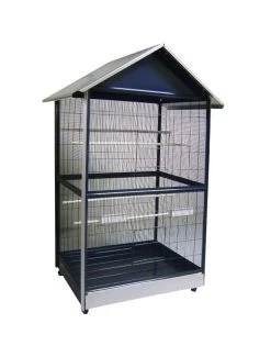 Flamingo Voliere Sinai Grijs - Blauw | Worldofanimals.nl Heeft Het!