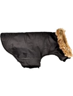 Flamingo Winterjas Madox Zwart 35cm | Worldofanimals.nl Heeft Het! -Huisdierbenodigdheden Verkoopwinkel winterjas madox zwart 35cm 4