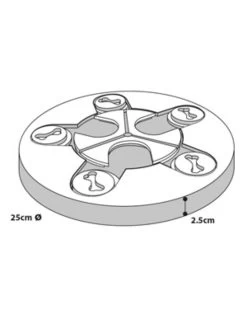 Flamingo Wooden Brain Train Athena - 25cm | Worldofanimals.nl Heeft Het! -Huisdierbenodigdheden Verkoopwinkel wooden brain train athena 25cm 1