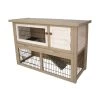 Duvo Woodland Konijnenhok Cotton Cottage | Worldofanimals.nl Heeft Het! -Huisdierbenodigdheden Verkoopwinkel woodland konijnenhok cotton cottage