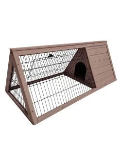 Duvo Woodland Konijnenhok Tristan 2 Forest L - 150x60x50cm Taupe
