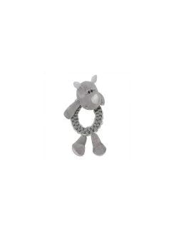 Duvo Zoo Friends Rain Neushoorn Ring Grijs 32x19x10cm